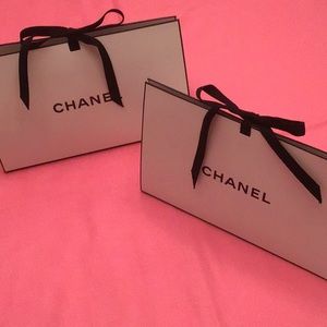 Pair of CHANEL Gift Bags/Boxes